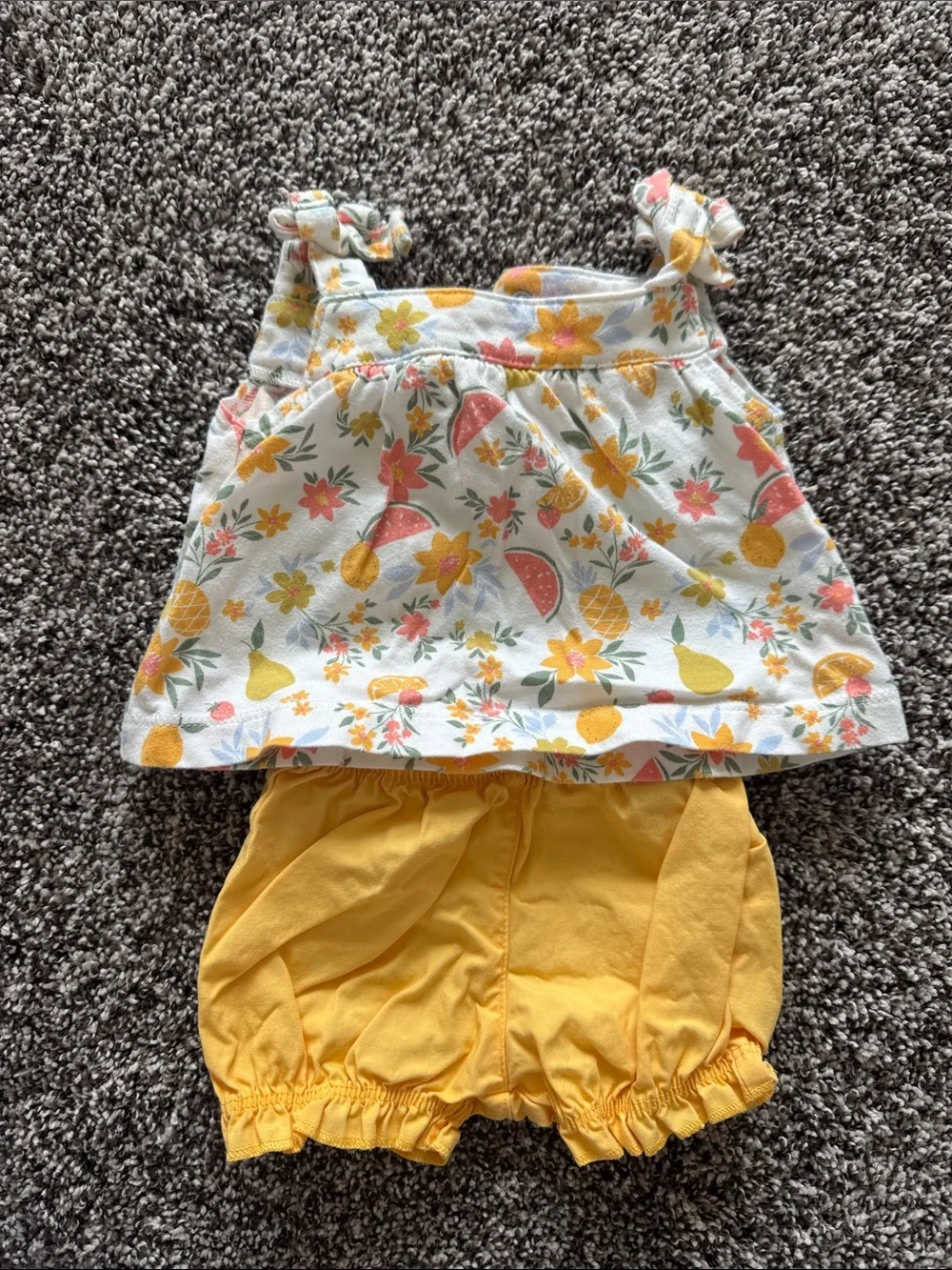 Carter’s newborn tank and short set
